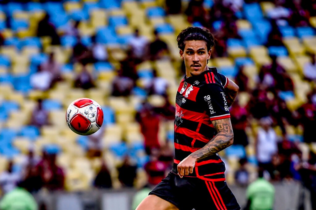 Pedro jogando pelo Flamengo
