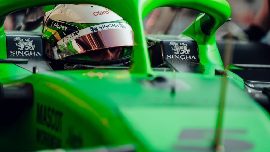 Gabriel Bortoleto está zerado no mundial de F1 (Divulgação/Kick Sauber)