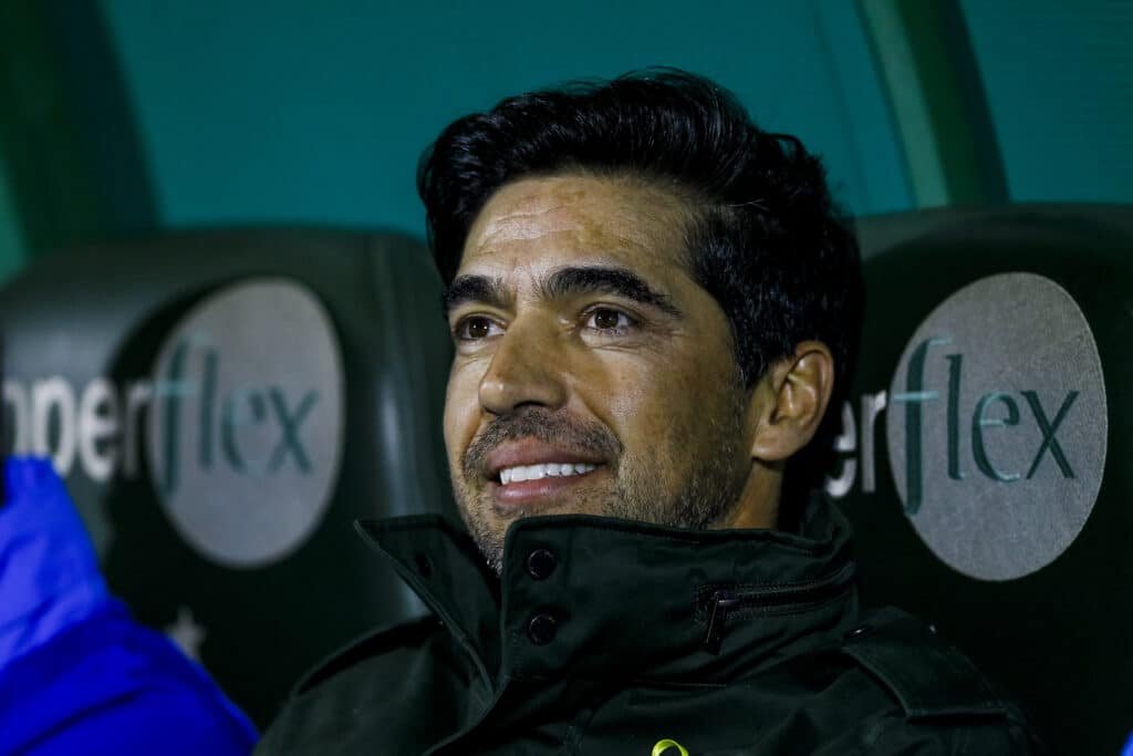 Abel Ferreira em jogo do Palmeiras