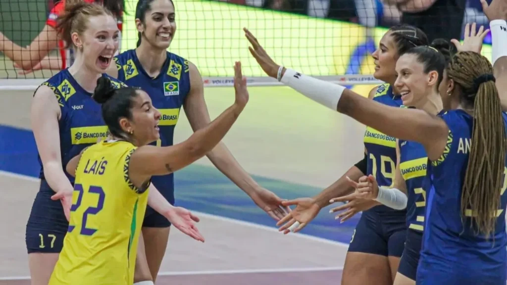 Onde assistir Brasil x Bélgica na VNL feminina 2025